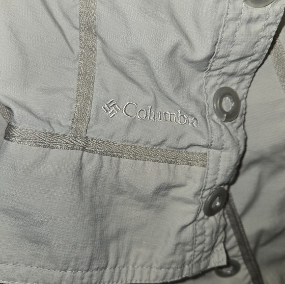 Columbia Titanium Omni Dry Beige Long Sleeve Lightweight Shirt Women's Size Med - Picture 6 of 7